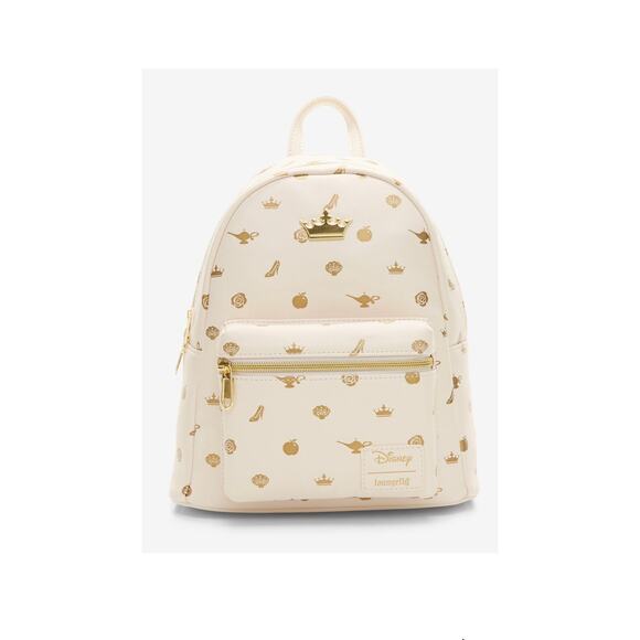 NWT Loungefly Disney Princess Icons Mini Backpack - Picture 1 of 1